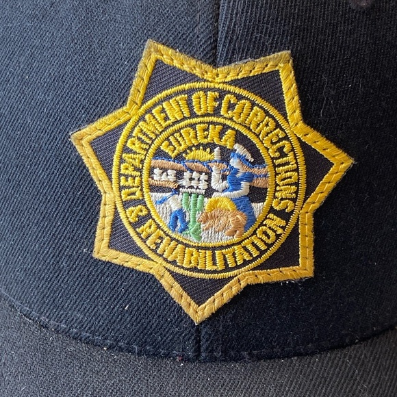 Department of Corrections CA Prison Guard Eureka L/XL Baseball Hat Men’s - Picture 2 of 6